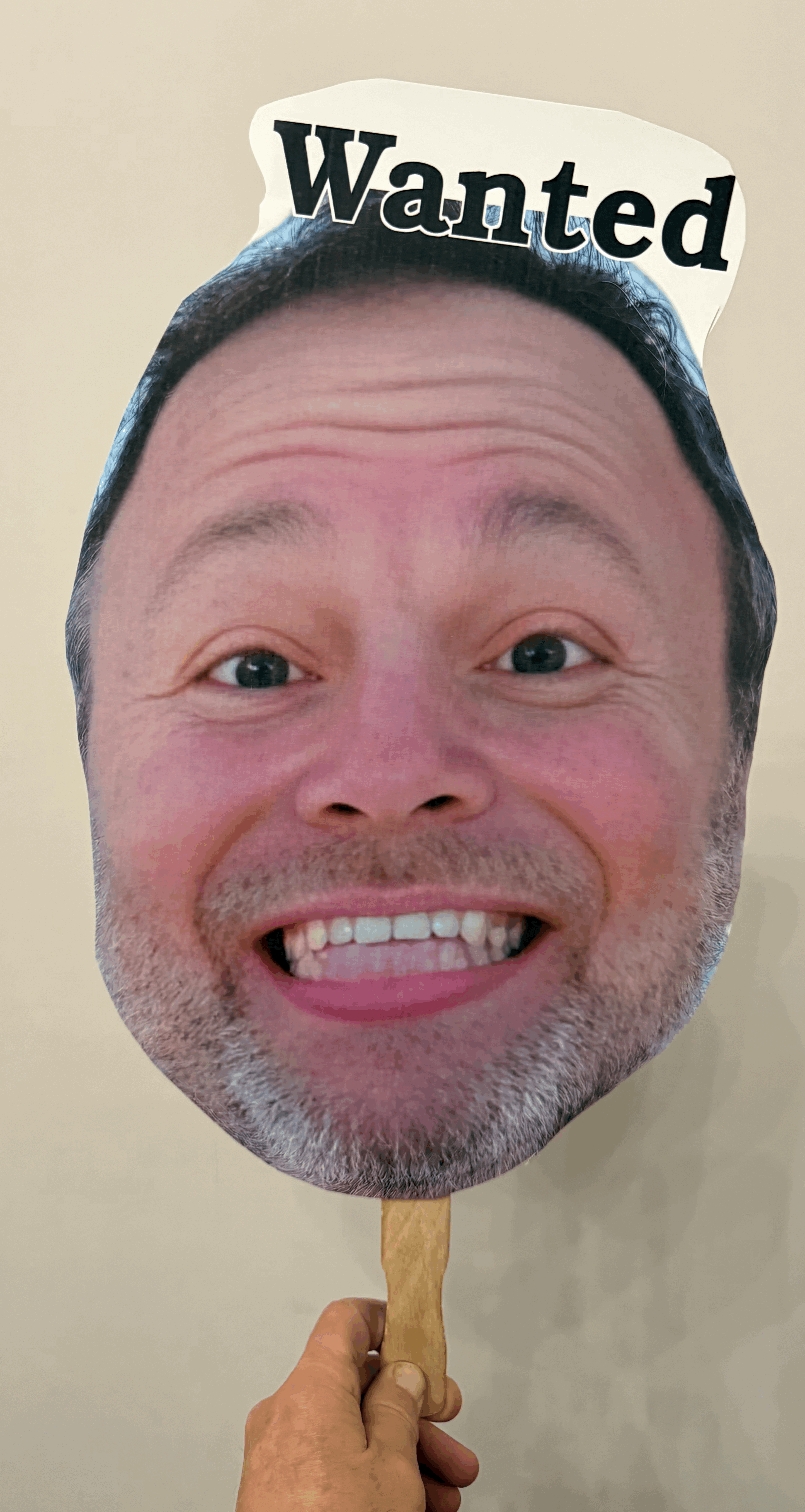 10.5" Wide Face Poster - Cardstock