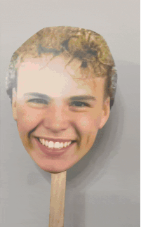 8" Wide 2-sided Poster - CardStock with Advertising on Back