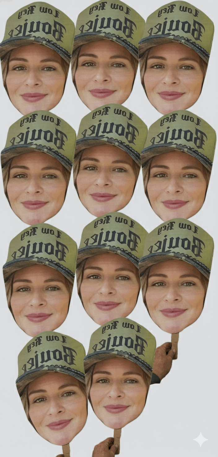 8 Pack of 7.5" Face Poster on Cardstock